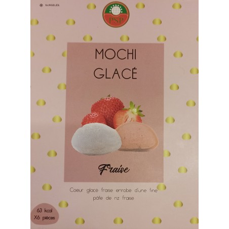 Mochis glacés fraise